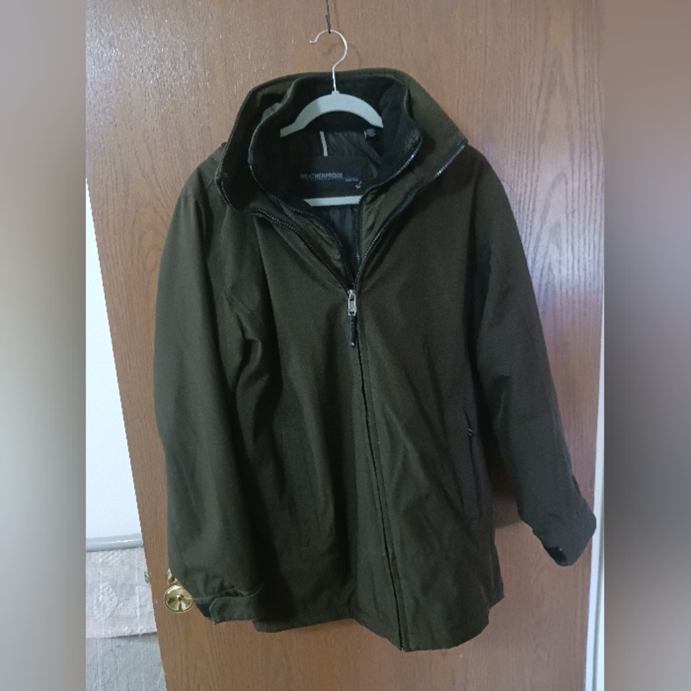 Mens Small Ultra Tech Weatherproof (Brand) Brown Coat